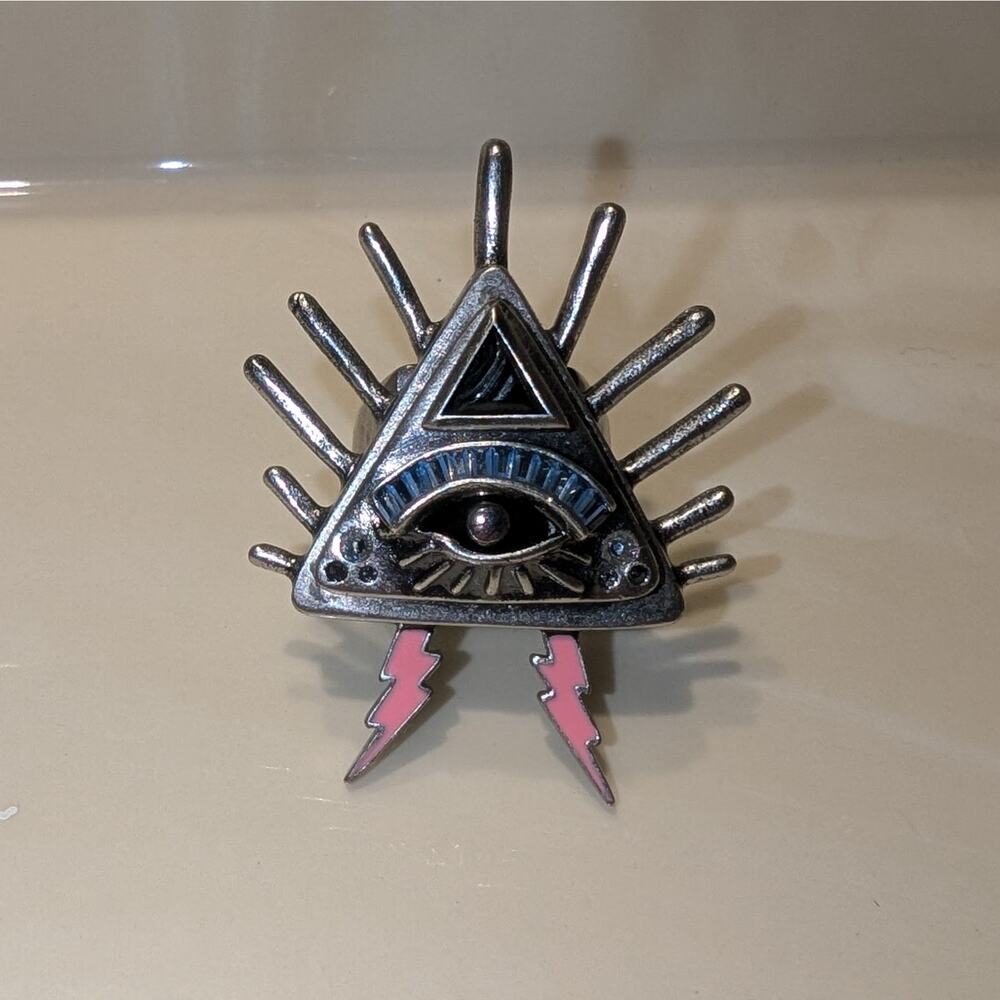 COACH - Rare Pyramid Eye Ring 7.5 - Picture 4 of 11